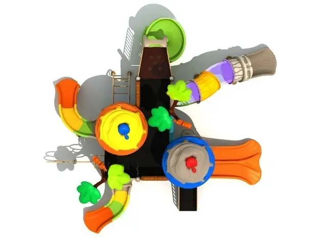 Playground exterior Serie Cuentos de hadas · 7.87 × 7.43 × 4.73 m
