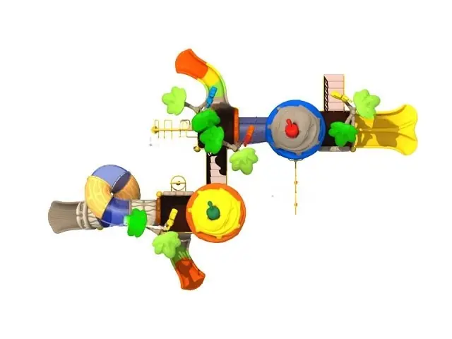 Playground exterior Serie Cuentos de hadas · 11.26 × 7.36 × 5.63 m