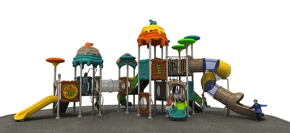 Playground exterior Serie Cuentos de hadas · 9.91 × 11.62 × 5.9 m · Modelo 0192