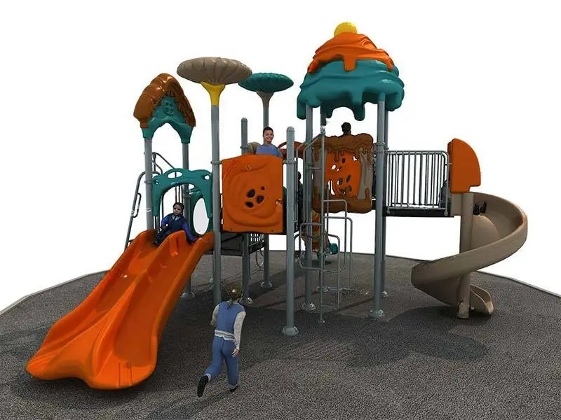 Playground exterior Serie Cuentos de hadas · 6.47 × 7.8 × 5.03 m · Modelo 0198