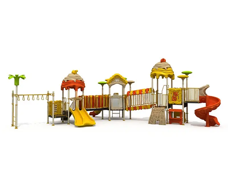 Playground exterior Serie Cuentos de hadas · 12.6 × 10 × 4.85 m