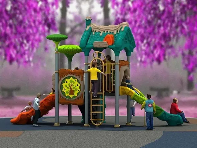 Playground exterior Serie Cuentos de hadas · 6.3 × 3 × 3.9 m