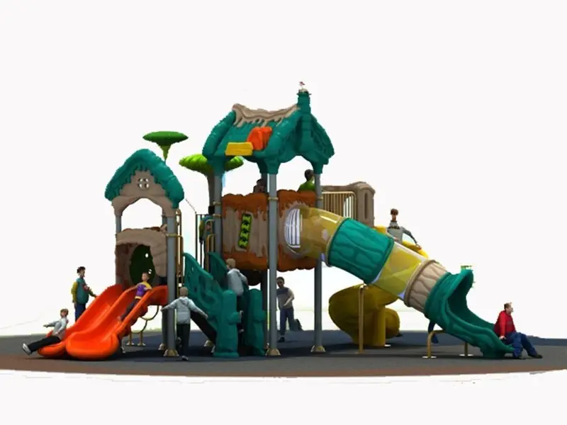 Playground exterior Serie Cuentos de hadas · 7.4 × 6.9 × 4.4 m
