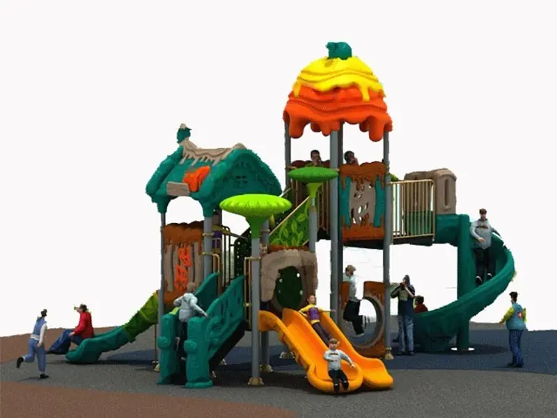 Playground exterior Serie Cuentos de hadas · 6.3 × 7.7 × 5.2 m