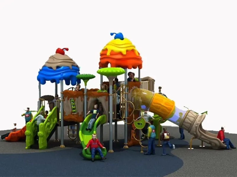 Playground exterior Serie Cuentos de hadas · 9.1 × 7 × 4.7 m