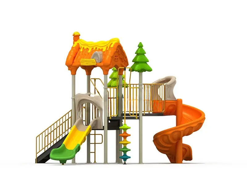 Playground exterior Serie Cuentos de hadas · 5.3 × 5.3 × 4.5 m