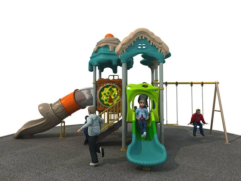 Playground exterior Serie Cuentos de hadas · 7.3 × 4 × 3.6 m
