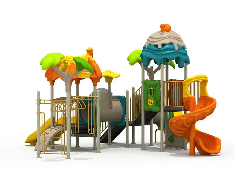 Playground exterior Serie Cuentos de hadas · 9.5 × 7.8 × 4.7 m