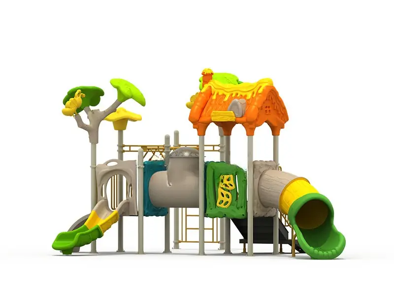 Playground exterior Serie Cuentos de hadas · 7.5 × 6.4 × 3.9 m