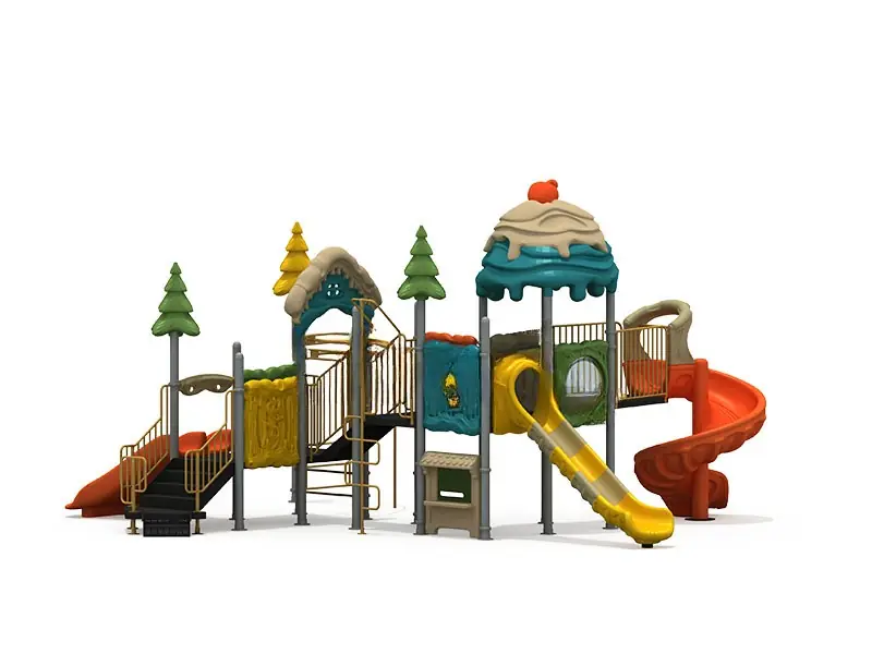 Playground exterior Serie Cuentos de hadas · 9.1 × 7.8 × 4.6 m