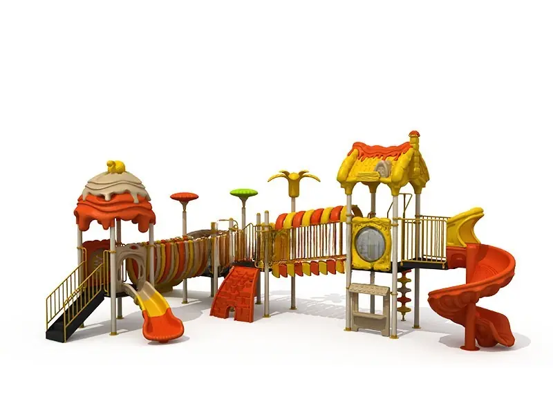 Playground exterior Serie Cuentos de hadas · 10.7 × 6.75 × 4.55 m