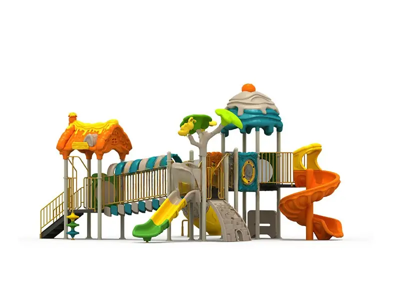Playground exterior Serie Cuentos de hadas · 8.3 × 9.3 × 4.7 m