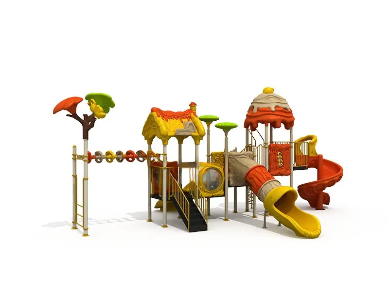 Playground exterior Serie Cuentos de hadas · 11.1 × 6.75 × 4.65 m