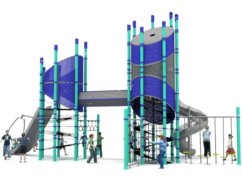 Playground exterior Serie Geométrica · 14 × 8.5 × 7.8 m