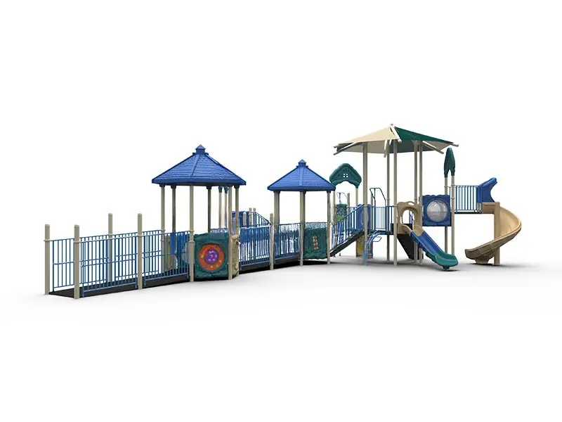 Playground inclusivo · 10.3 × 16.84 × 5.4 m