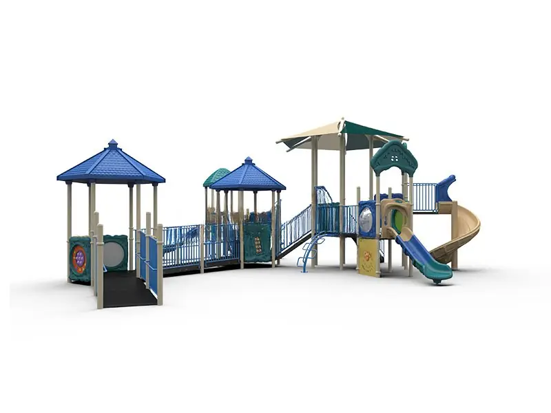 Playground inclusivo · 12.8 × 13 × 5.4 m