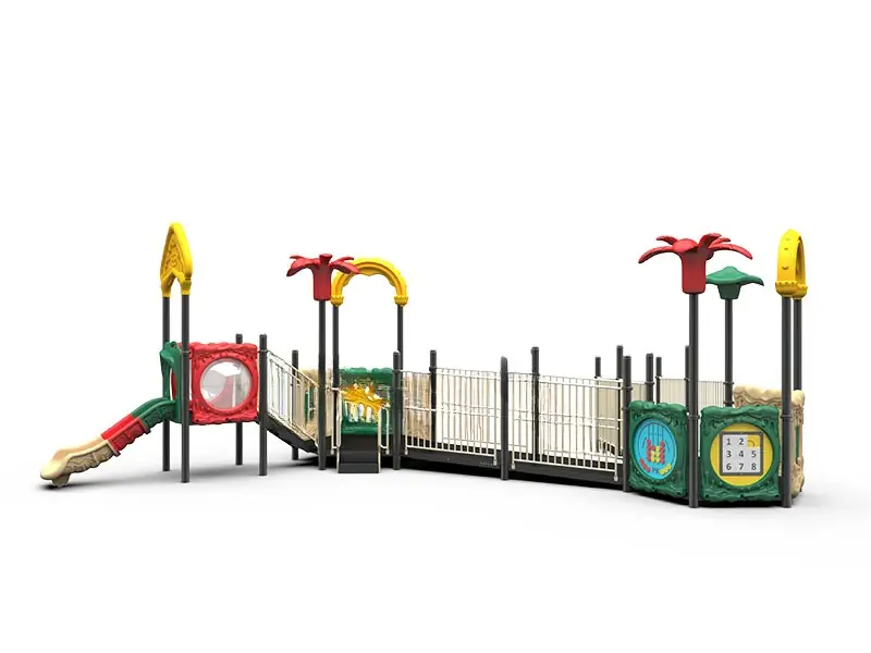 Playground inclusivo · 8.8 × 9.6 × 3.8 m