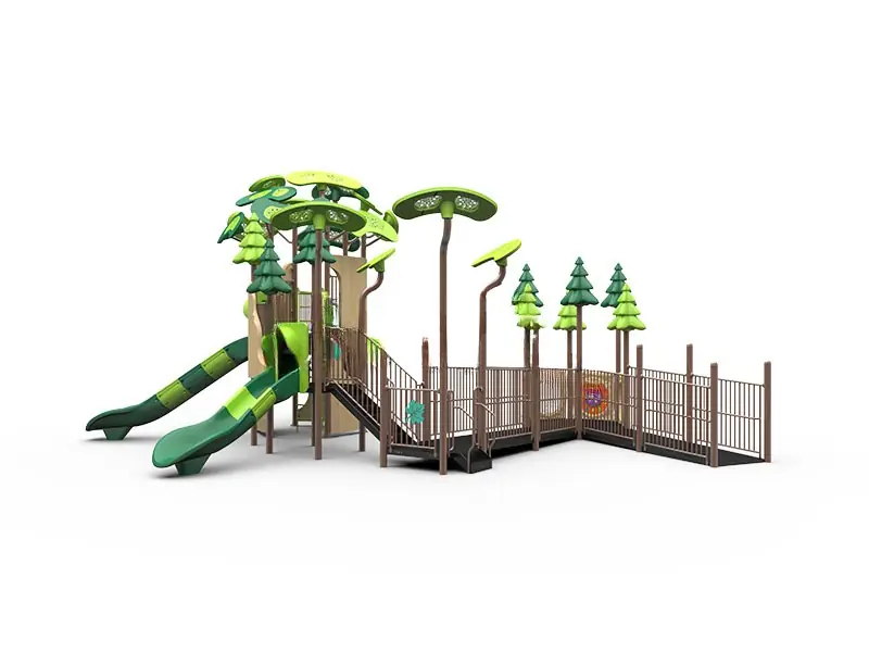 Playground inclusivo · 10.2 × 12.6 × 5.5 m