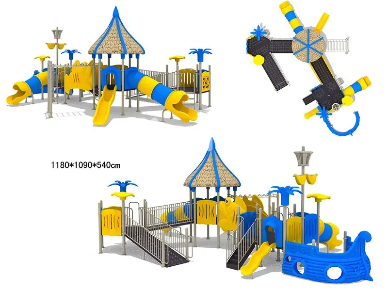 Playground inclusivo · 11.8 × 10.9 × 5.4 m