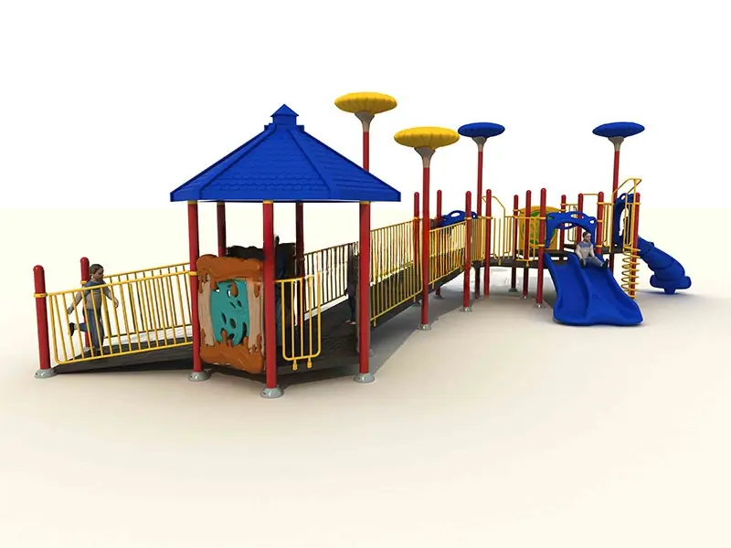 Playground inclusivo · 20 × 1.5 × 3.7 m