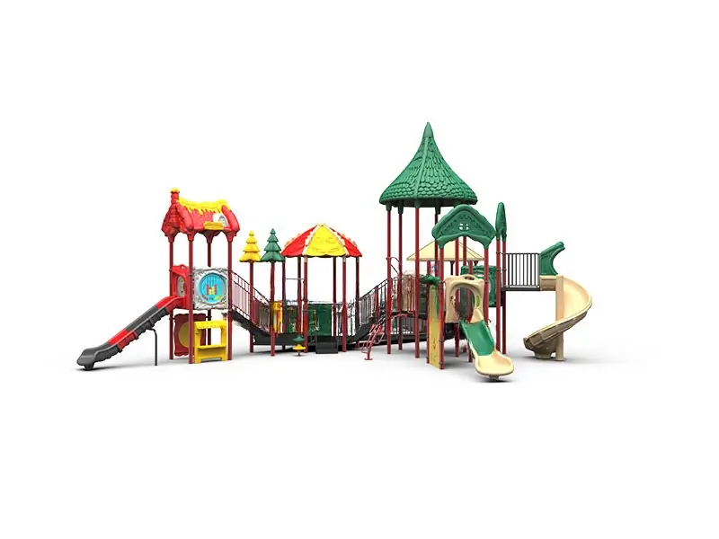 Playground inclusivo · 12.3 × 16 × 6.8 m · Modelo 0304