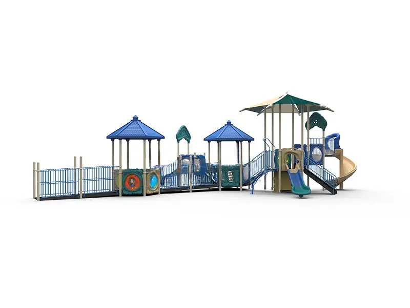 Playground inclusivo · 10.3 × 16.8 × 5.4 m
