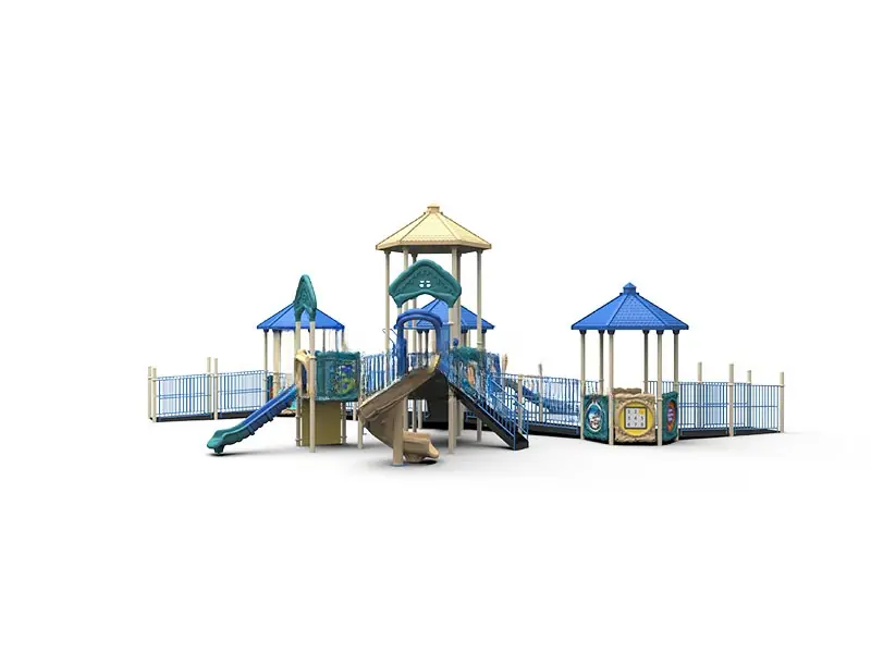 Playground inclusivo · 13.8 × 17.2 × 4.1 m