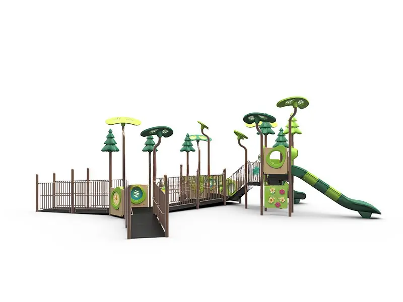 Playground inclusivo · 14.5 × 11.5 × 4.9 m