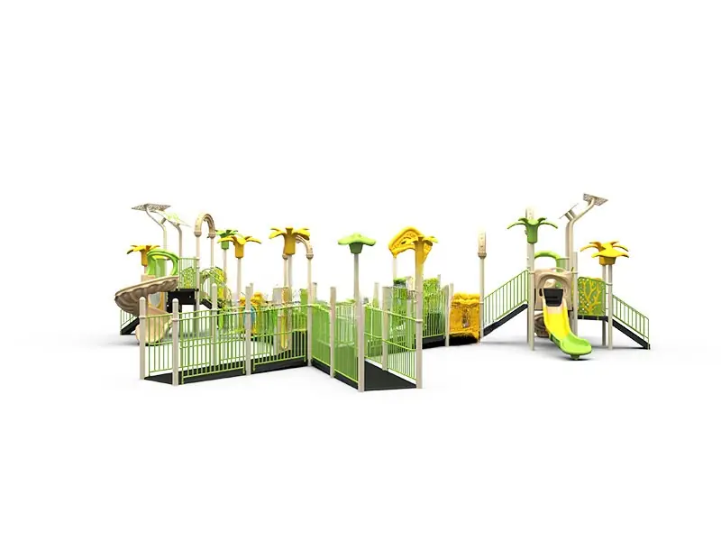 Playground inclusivo · 15.8 × 15 × 4.5 m