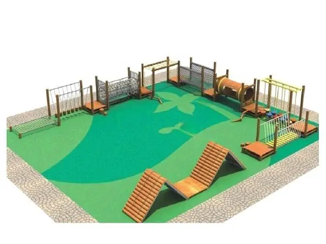 Playground exterior Serie Madera · 11 × 10 × 2.2 m