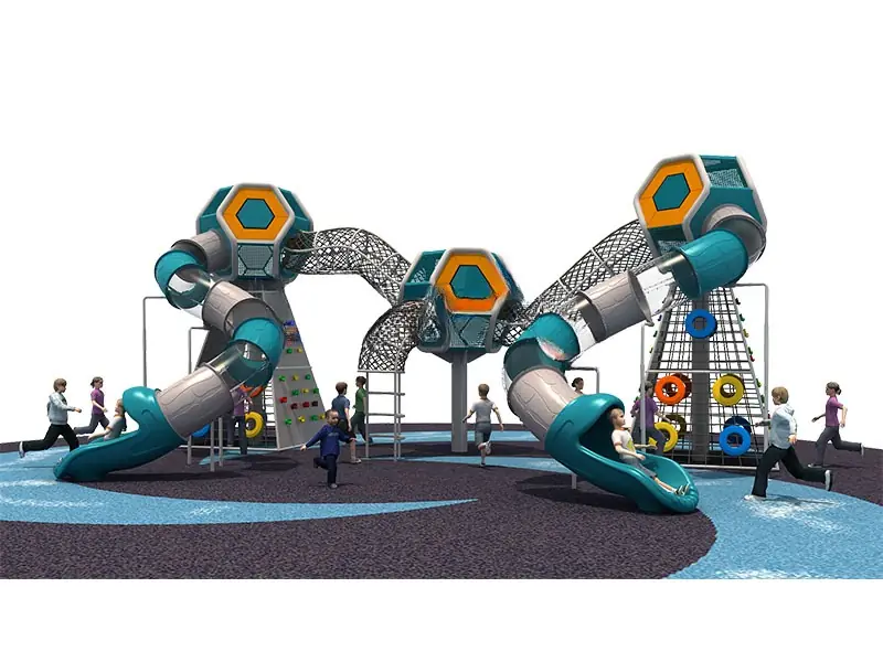 Playground exterior Serie Planetas · 11.2 × 7.07 × 5.21 m