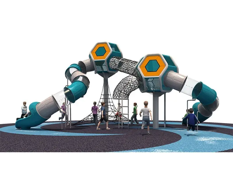 Playground exterior Serie Planetas · 9.12 × 9.15 × 5.21 m