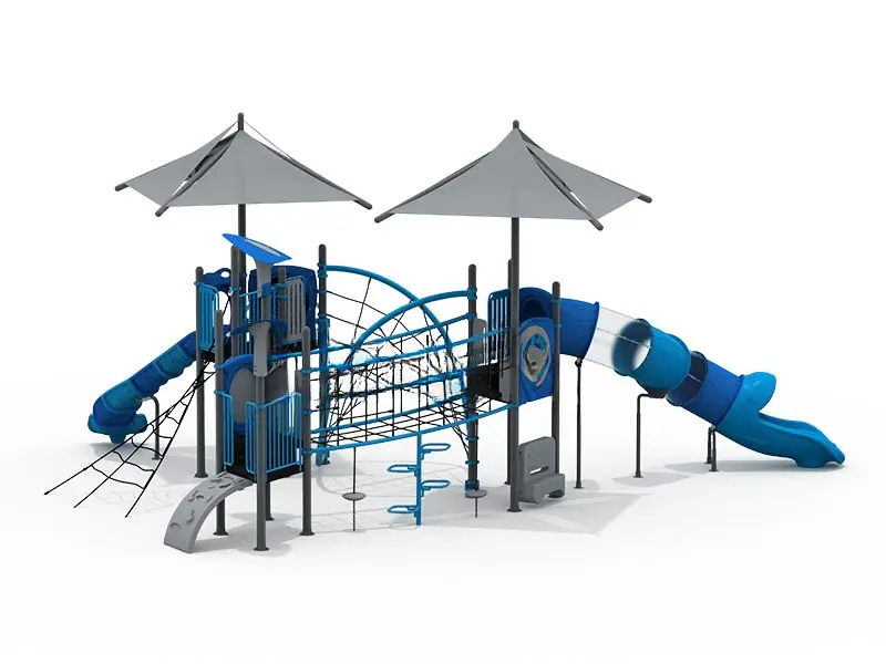 Playground exterior Serie Qing · 11.2 × 9.8 × 5.4 m