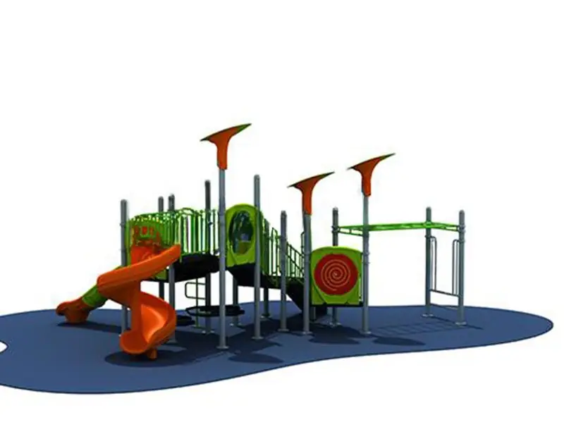 Playground exterior Serie Qing · 7.4 × 7.5 × 4.1 m