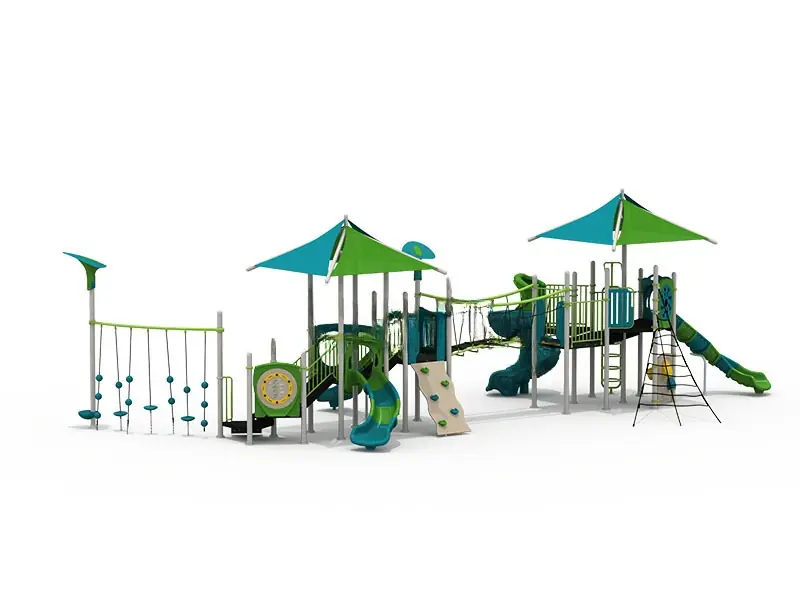 Playground exterior Serie Qing · 16.3 × 7.2 × 5.2 m