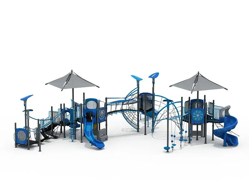 Playground exterior Serie Qing · 16.5 × 12.6 × 5.2 m