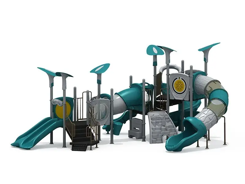 Playground exterior Serie Qing · 9.6 × 7.2 × 4.1 m
