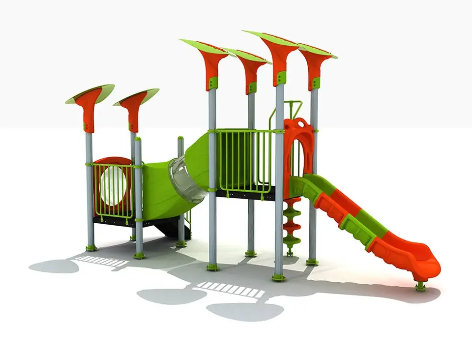 Playground exterior Serie Qing · 6.5 × 3 × 3.8 m