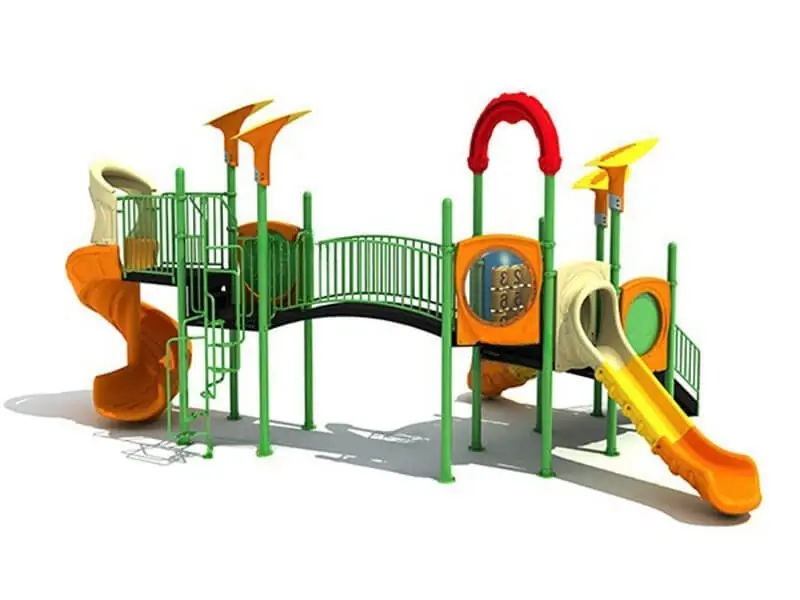 Playground exterior Serie Qing · 7.01 × 8.45 × 4.19 m