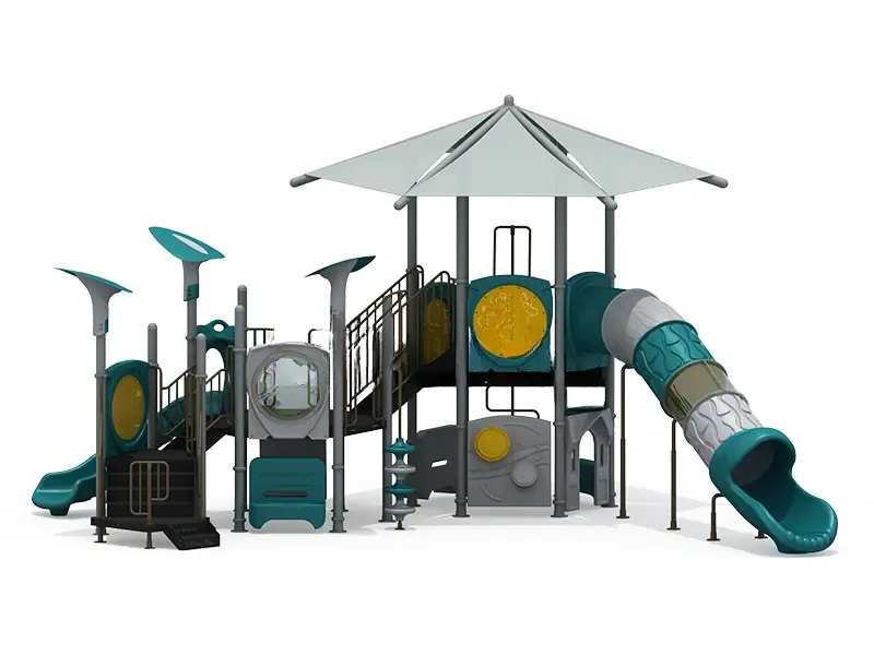 Playground exterior Serie Qing · 8.4 × 8.6 × 4.8 m
