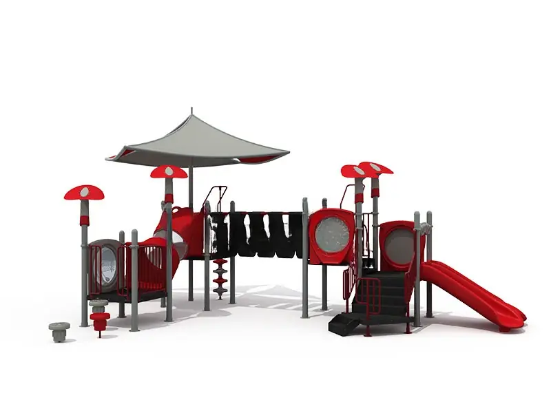 Playground exterior Serie Qing · 10.5 × 8.1 × 4.75 m
