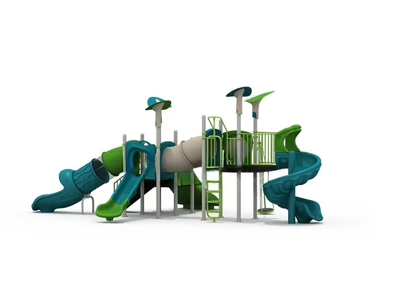 Playground exterior Serie Qing · 9.95 × 6.5 × 4 m