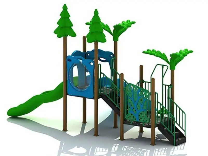 Playground exterior Serie Sabiduría · 4 × 6.6 × 3.5 m
