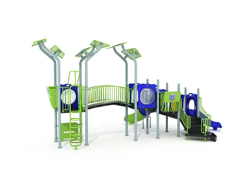 Playground exterior Serie Sabiduría · 9.8 × 6 × 4.5 m