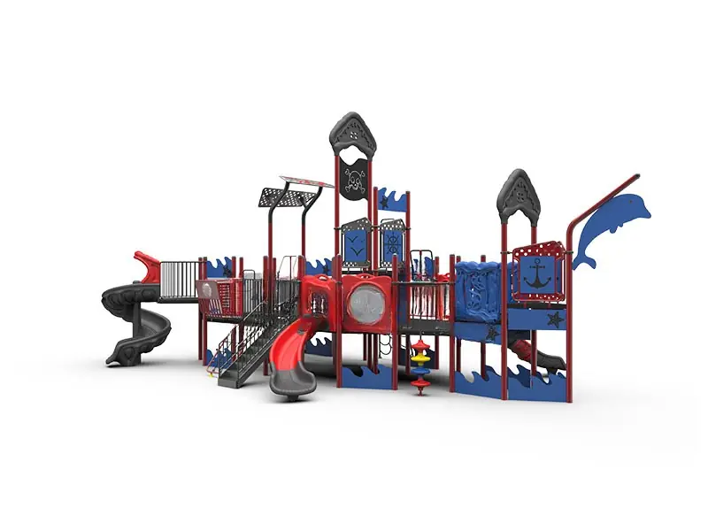Playground exterior Serie Sabiduría · 7.1 × 12.8 × 6.2 m