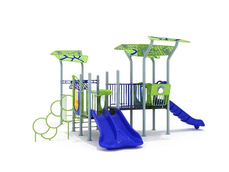 Playground exterior Serie Sabiduría · 7.7 × 7.7 × 4.4 m