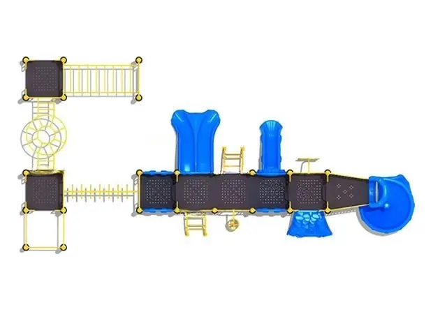 Playground exterior Serie Sin techo · 12.1 × 6 × 3 m