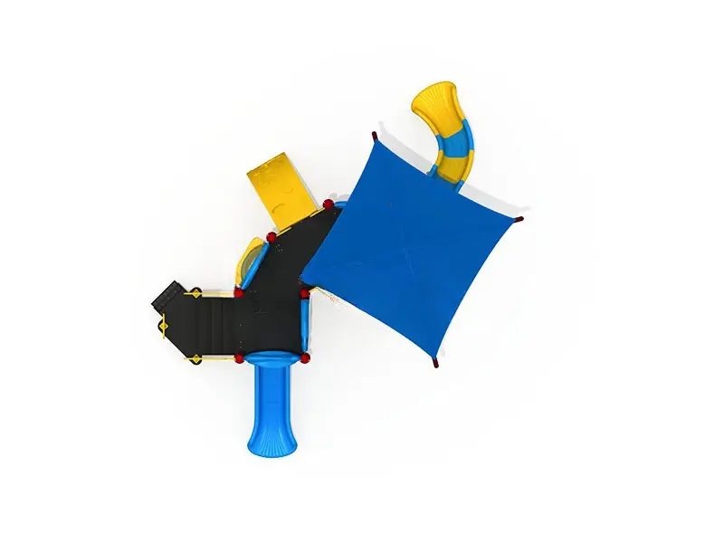 Playground exterior Serie Sin techo · 6.8 × 6.8 × 4.6 m