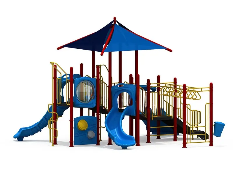 Playground exterior Serie Sin techo · 7 × 6.5 × 4.6 m
