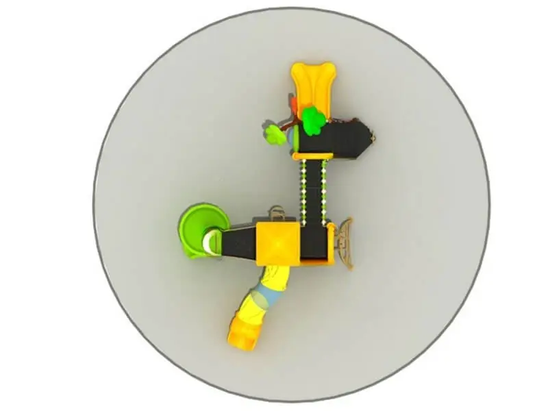 Playground exterior Serie Árboles · 6.73 × 10.27 × 4.42 m